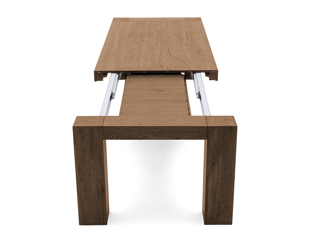 Mesa extensible de roble matérico Brooklyn Crossover Devina Nais - 7