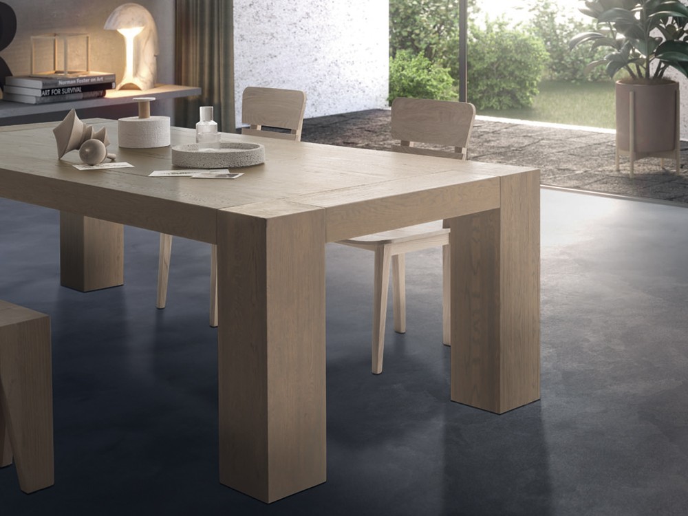 Mesa extensible de roble matérico Brooklyn Crossover Devina Nais - 2