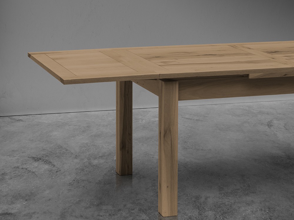 Mesa de comedor extensible de madera de roble Tara Devina Nais - 8