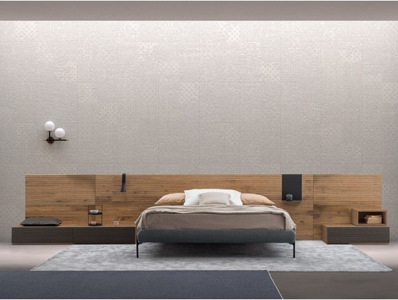 Cama con cabezal Zen Soft Notte de Devina Nais - 1