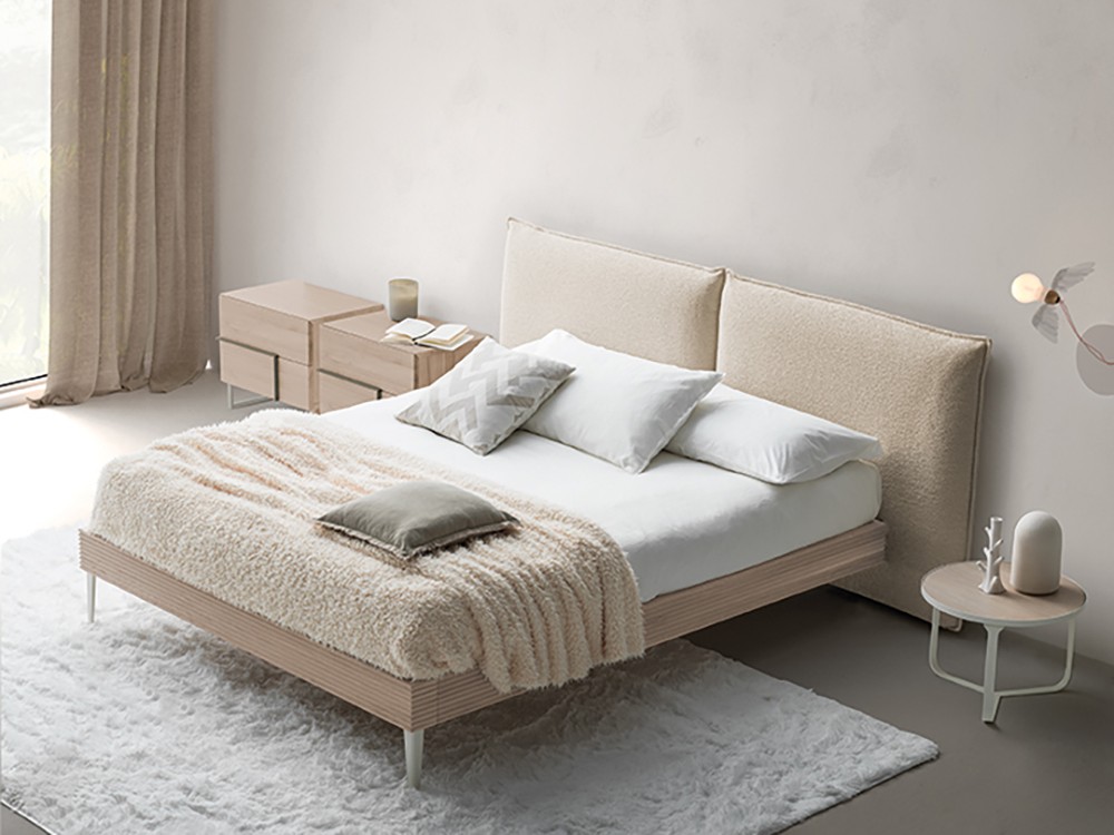 Cama con cabezal tapizado Chloé Zero.16 Notte de Devina Nais - 2