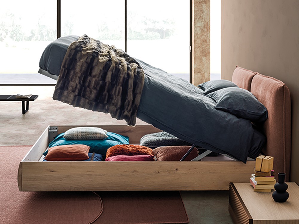 Cama con cabezal tapizado Chloé Bold Notte de Devina Nais - 2