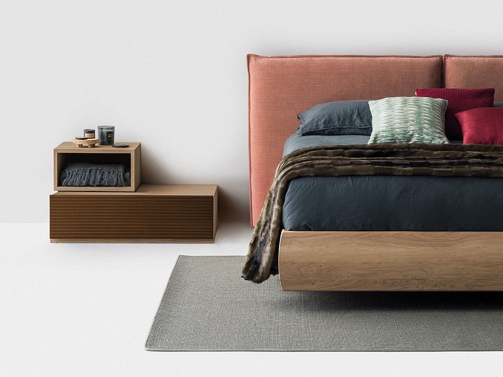 Cama con cabezal tapizado Chloé Bold Notte de Devina Nais - 4