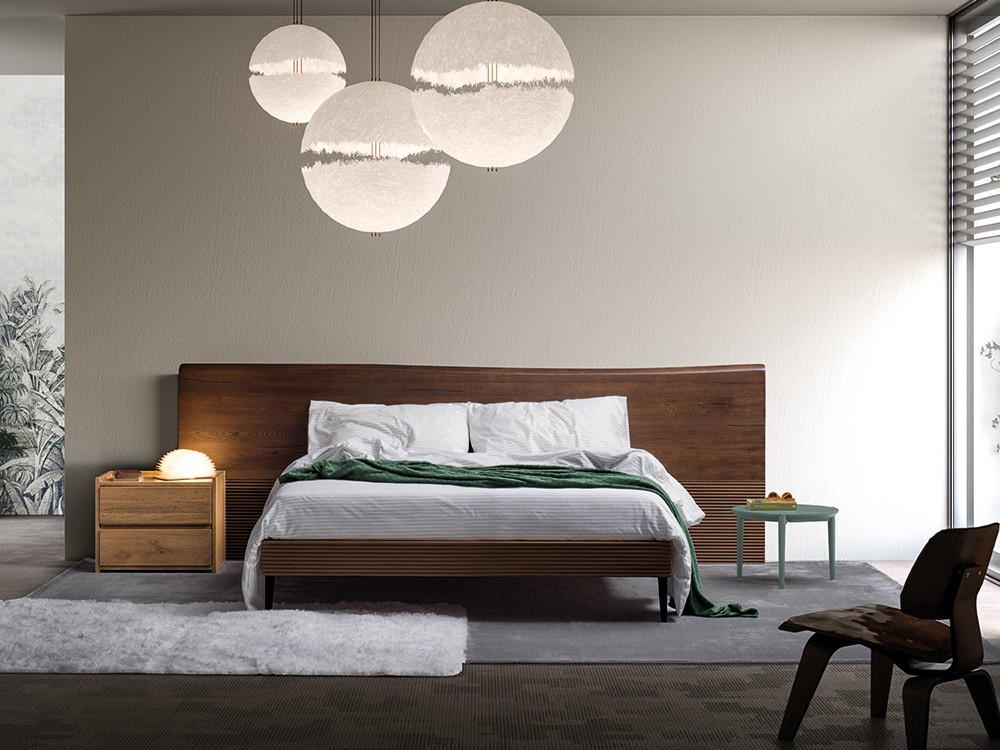 Mesita de noche de Roble matérico Groove Notte de Devina Nais - 4