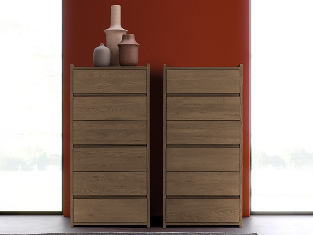 Sifonier de Roble matérico Groove de Devina Nais - 1