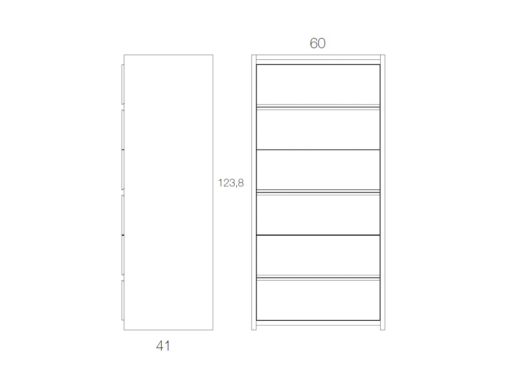 Sifonier de Roble matérico Groove de Devina Nais - 4