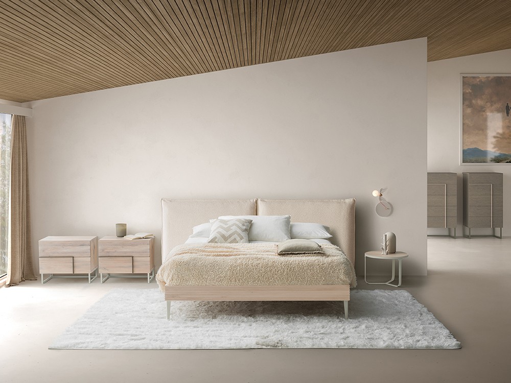 Mesita de noche de Roble matérico Nova de Devina Nais - 5