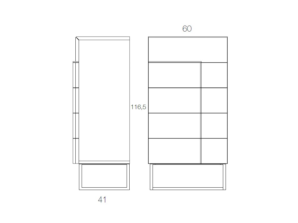 Sifonier de roble matérico Nova Devina Nais - 3