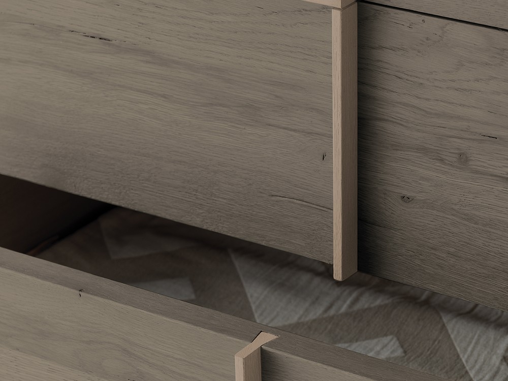 Cómoda de roble matérico Nova Devina Nais - 3