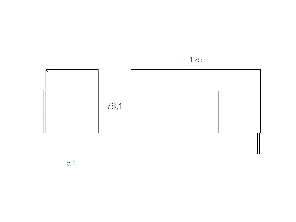 Cómoda de roble matérico Nova Devina Nais - 4