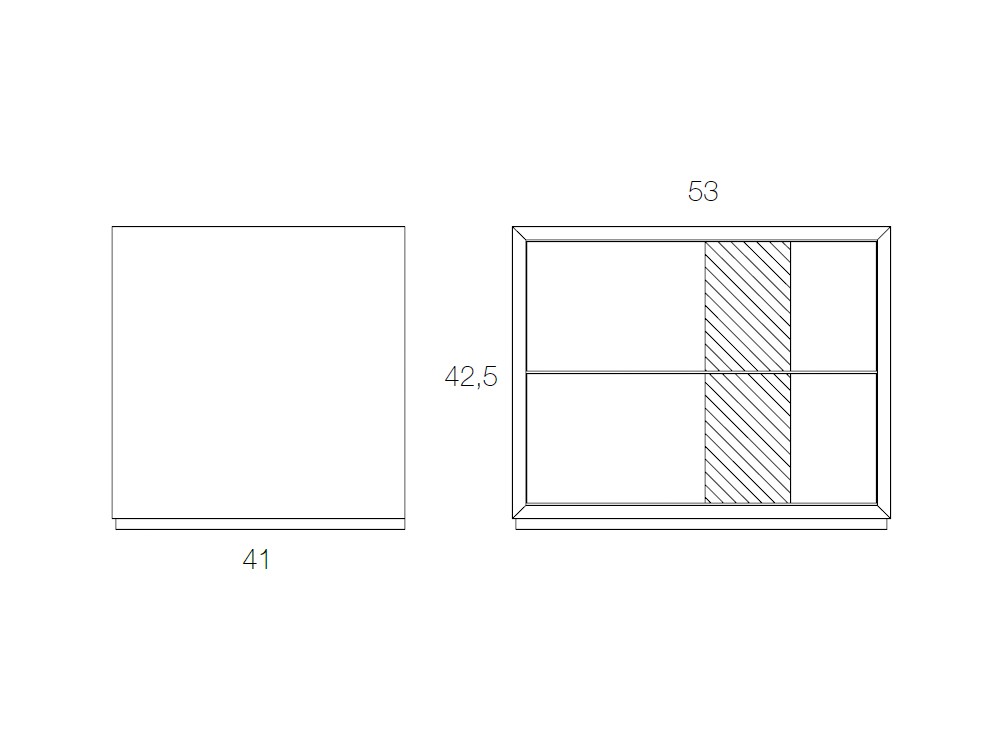 Mesita de noche de roble Galaxy notte Devina Nais - 3