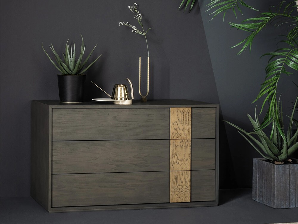 Cómoda de roble Galaxy notte Devina Nais - 1