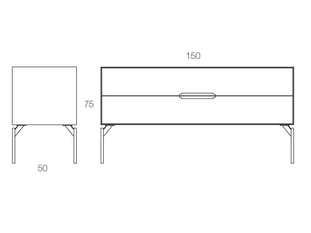 Cómoda Icon's de Roble MD101 notte Devina Nais  - 4