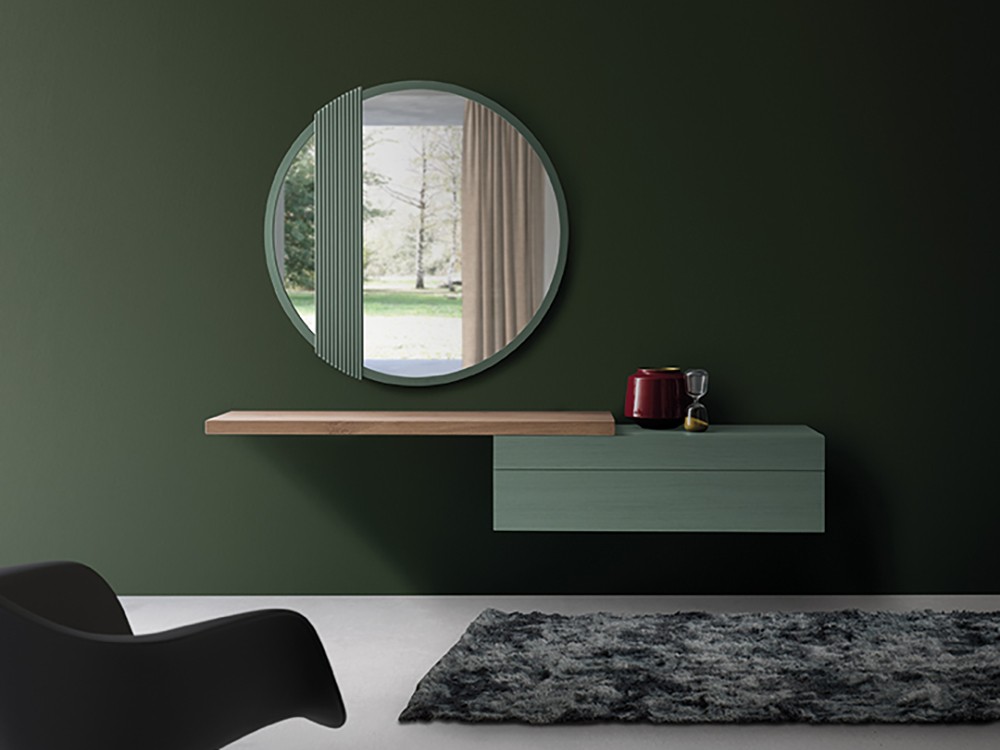 Tocador suspendido de madera de roble Fly notte Devina Nais - 1