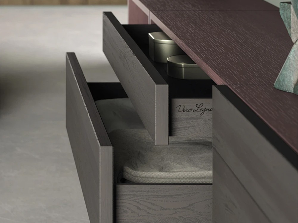 Cómoda de roble suspendida N02 notte Devina Nais - 2