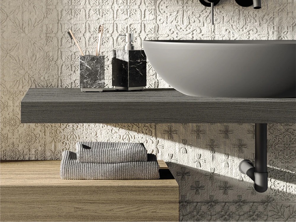 Mueble de baño suspendido de roble B11 Devina Nais - 5