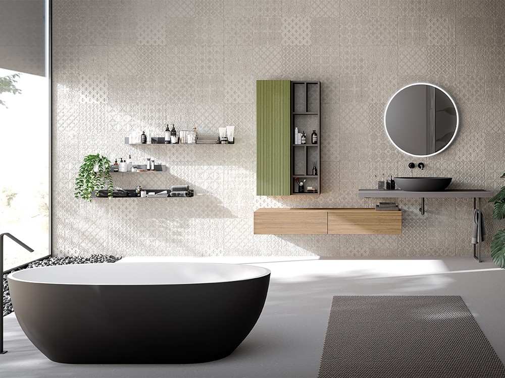 Mueble de baño suspendido de roble B11 Devina Nais - 2