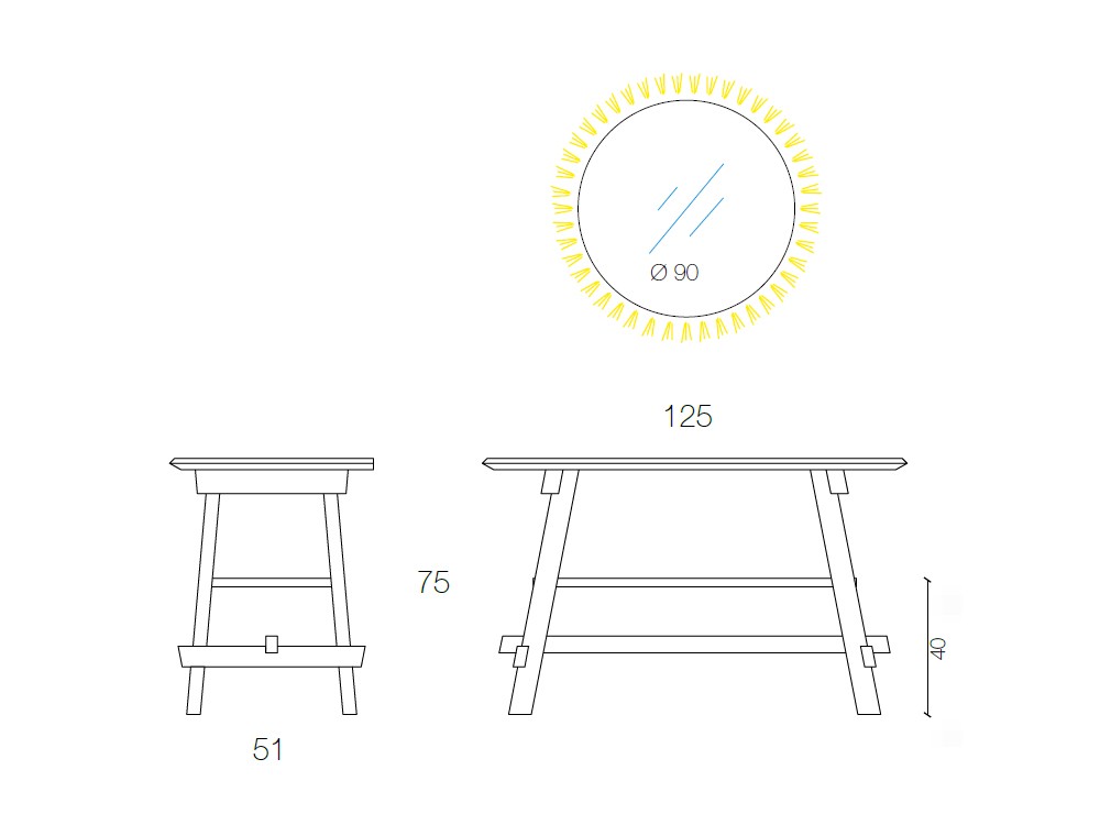 Composición de baño de madera maciza Arkitect Nettuno Devina Nais