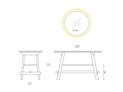 Composición de baño de madera maciza Arkitect Nettuno Devina Nais