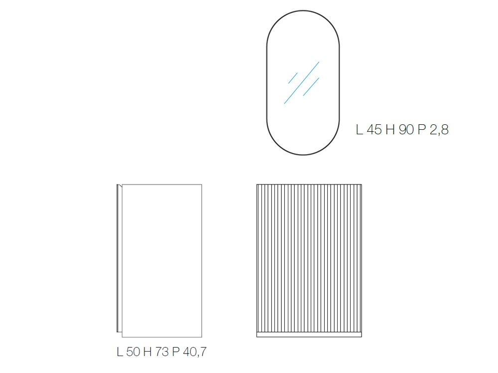 Mueble de baño de roble Tower Devina Nais - 7