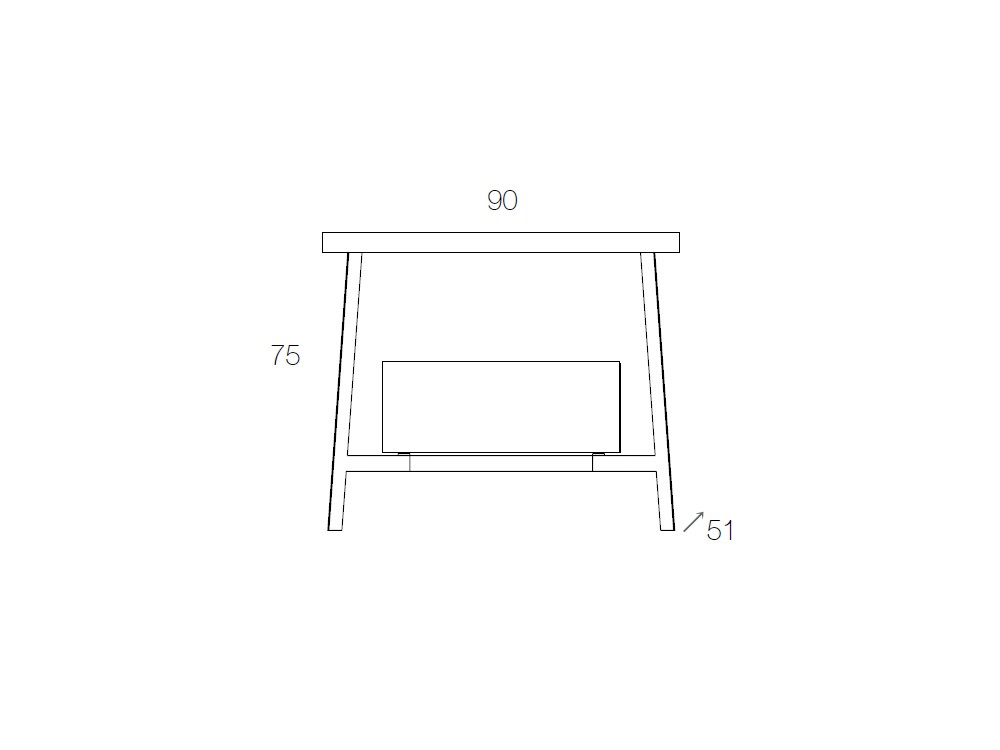 Mueble de baño de roble Liberty Devina Nais - 6