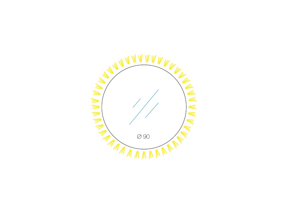 Mueble de baño de roble B18 Devina Nais - 5