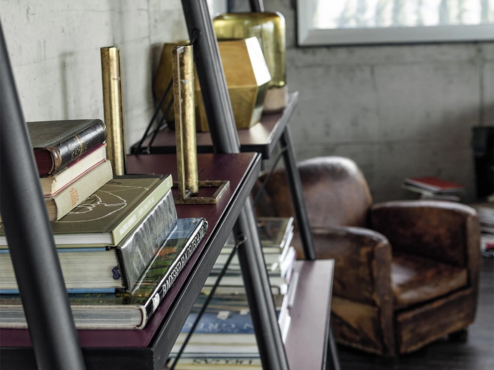 Librería de acero y roble Easy Devina Nais - 4