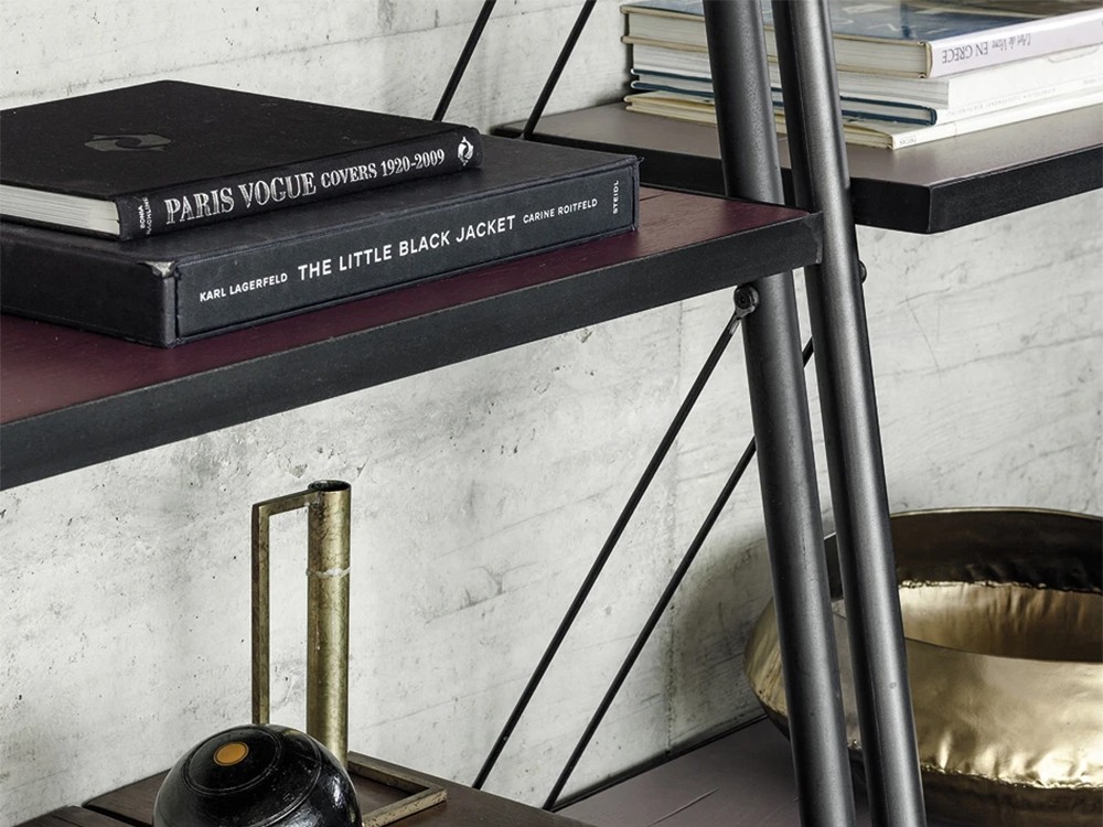 Librería de acero y roble Easy Devina Nais - 3