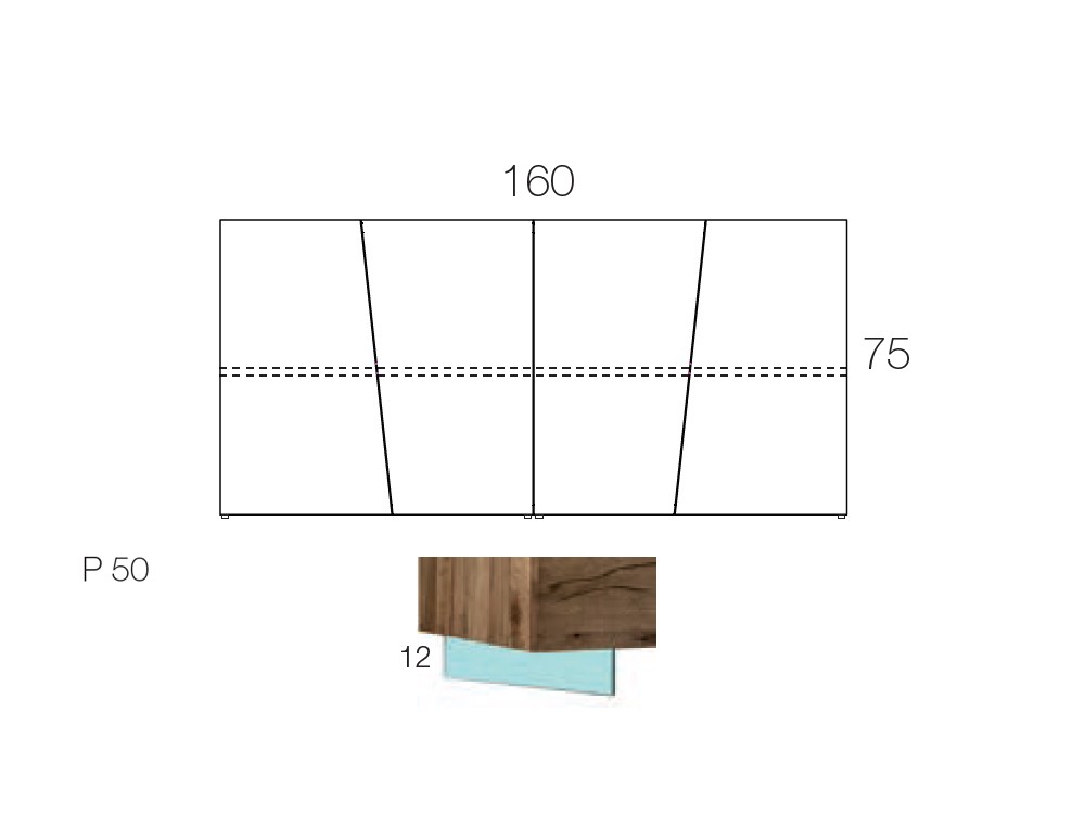 Aparador de madera de roble Unika Devina Nais - 4