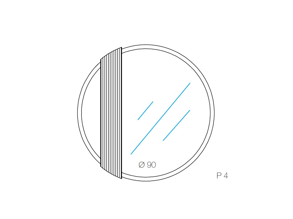 Espejo redondo Zero.16 Devina Nais