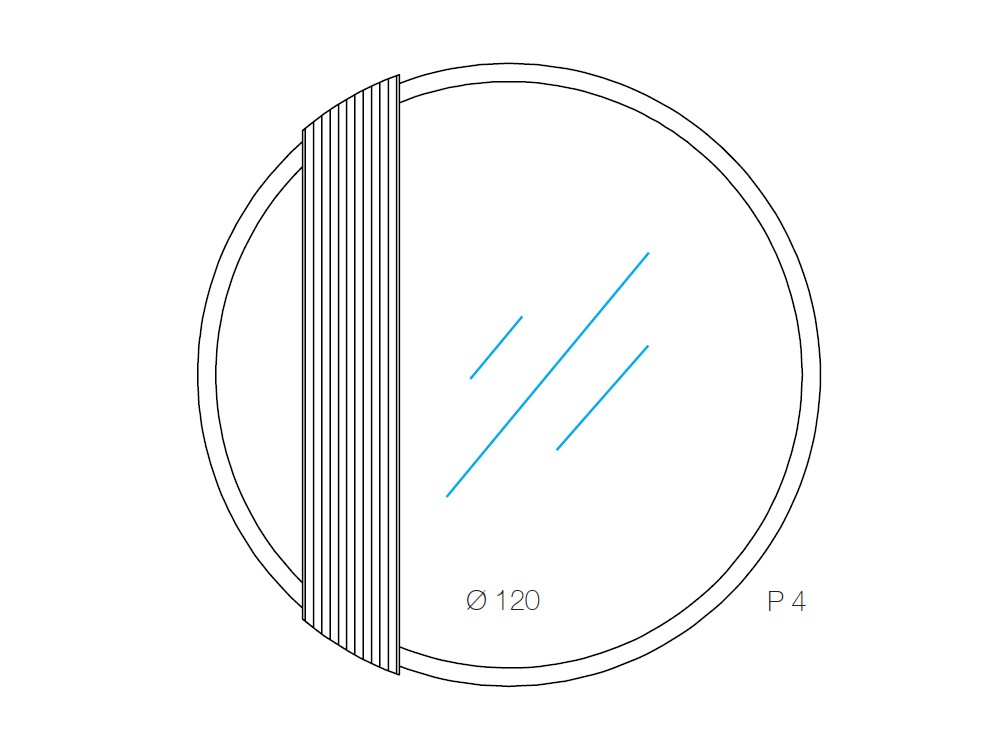 Espejo redondo Zero.16 Devina Nais