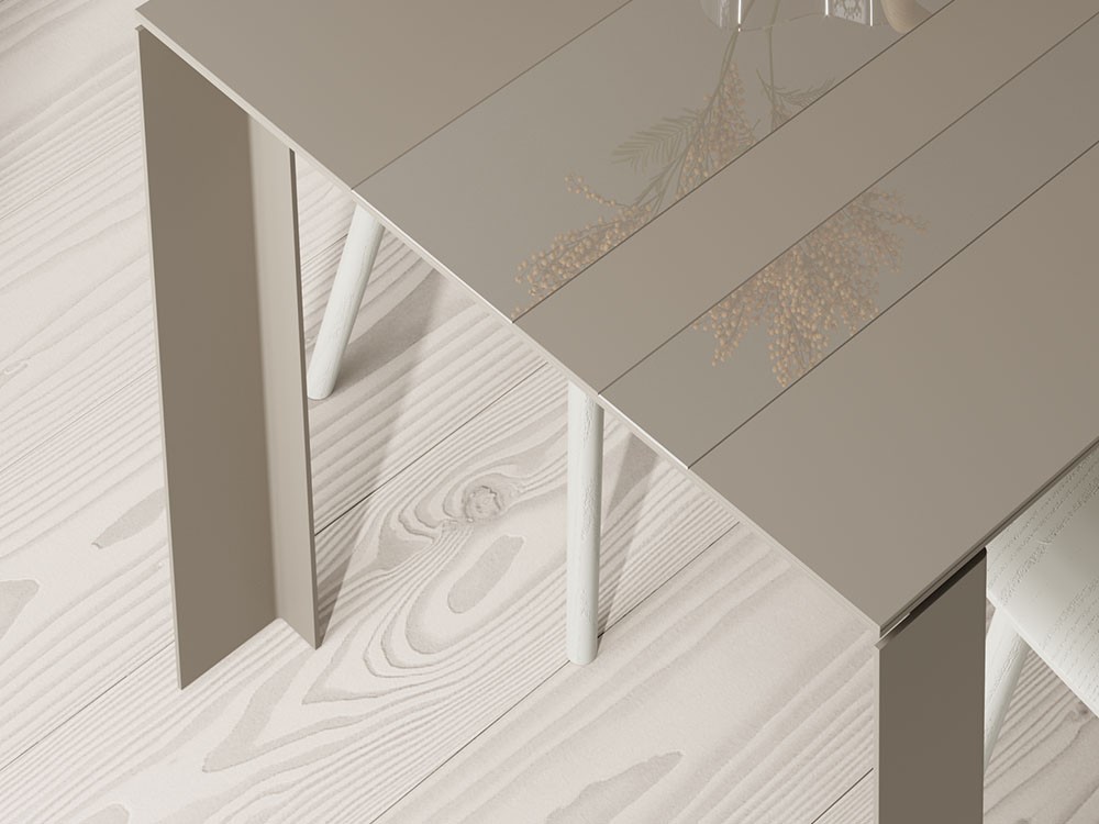 Mesa extensible Arch Cristal Lines de Vive - 3