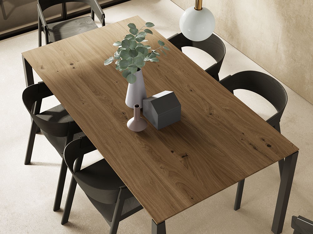 Mesa Top Wood con sobre en chapa natural de Vive - 2