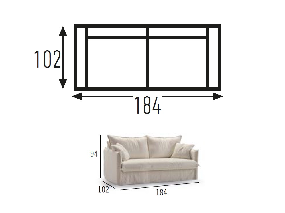 Sofá cama Grace de Mopal - 5