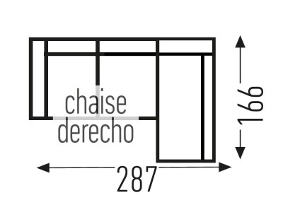 Sofá cama Vigo Chaiselongue de Mopal - 5