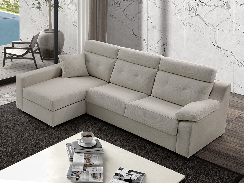 Sofá cama con chaiselong Triana Mopal Tapizados - 3