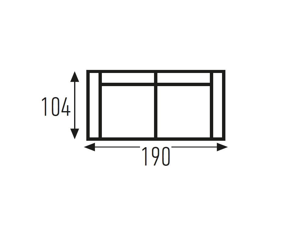 Sofá cama de apertura italiana con colchón de 18cm de grosor Chanel de Mopal - 7