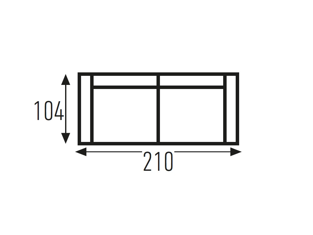 Sofá cama de apertura italiana con colchón de 18cm de grosor Chanel de Mopal - 8