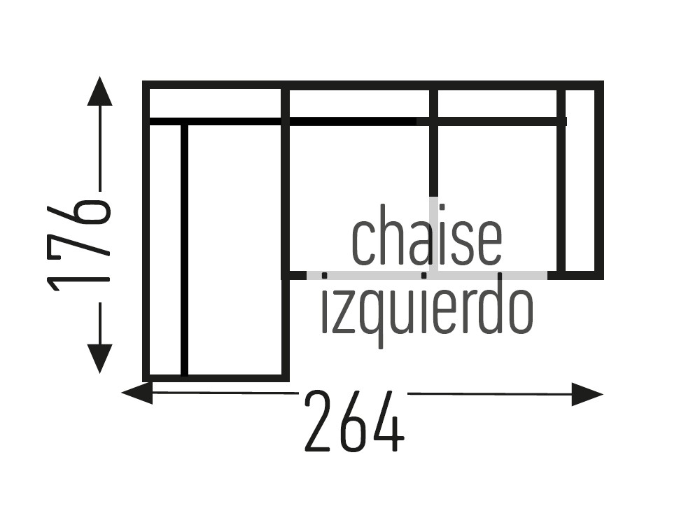 Sofá relax motorizado Mega Chaiselongue de Mopal - 3