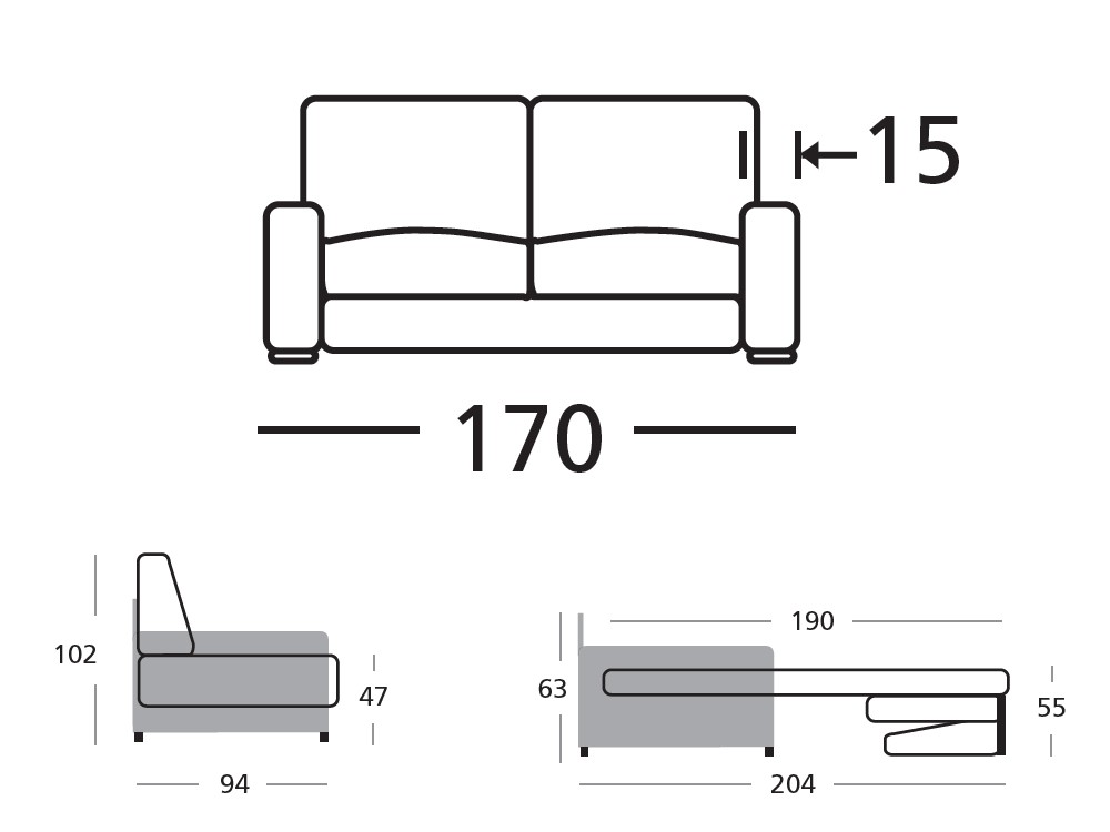 Sofá Cama Confort Plus Boston de Zardá - 7
