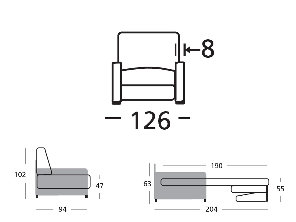 Sofá Cama Confort Plus Boston de Zardá - 11