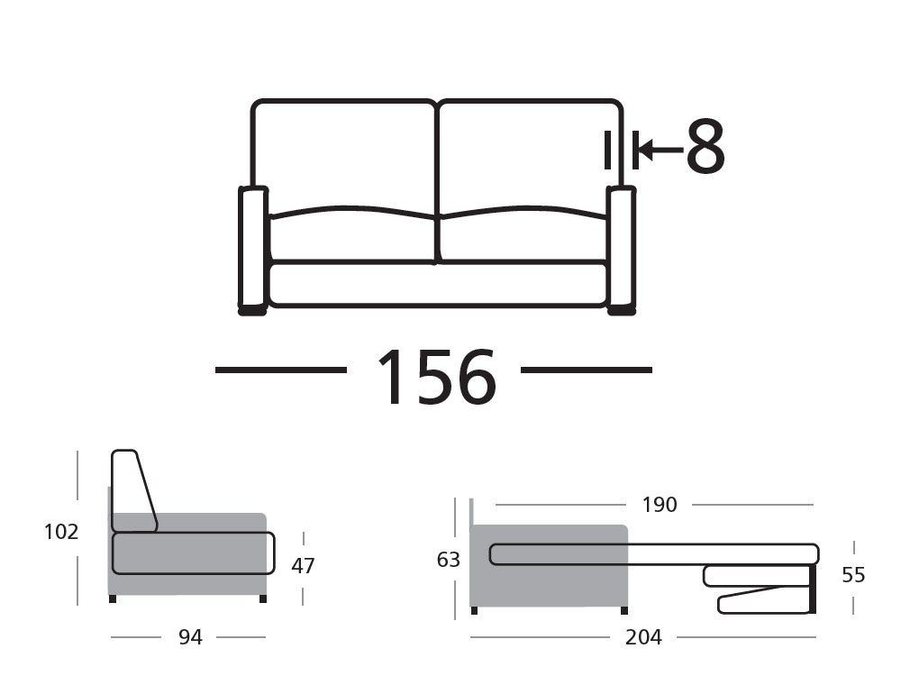 Sofá Cama Confort Plus Boston de Zardá - 12