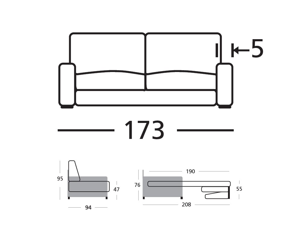 Sofá Cama Confort Plus Lancaster de Zardá - 6