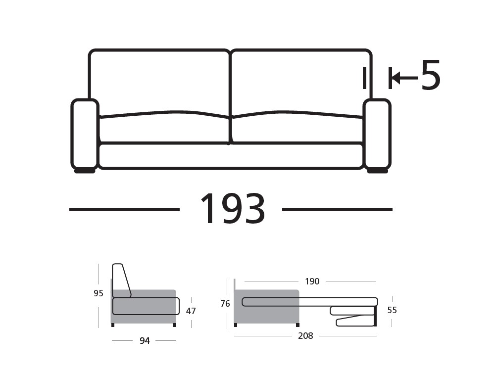 Sofá Cama Lancaster de Zardá - 9
