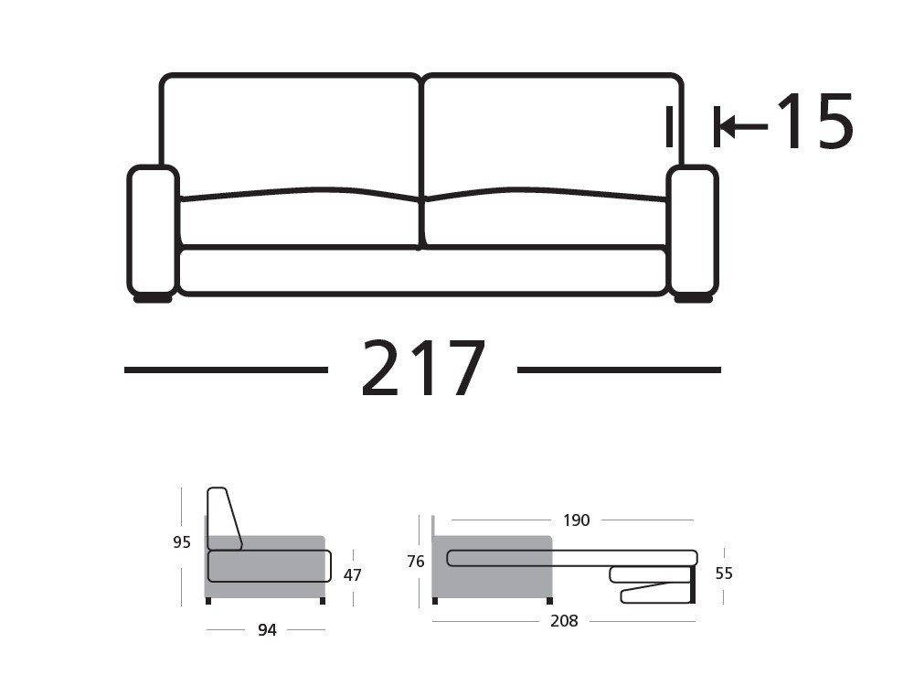 Sofá Cama Confort Plus Kendal de Zardá - 6