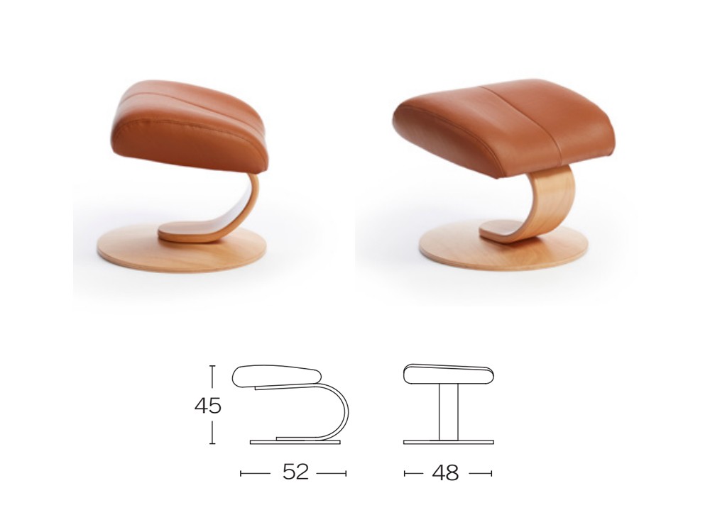 Butaca de madera con cabezal ajustable Katia Tajoma - 6