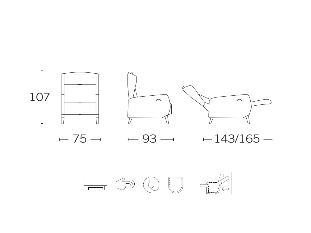 Butaca orejera Spok de Tajoma - 6