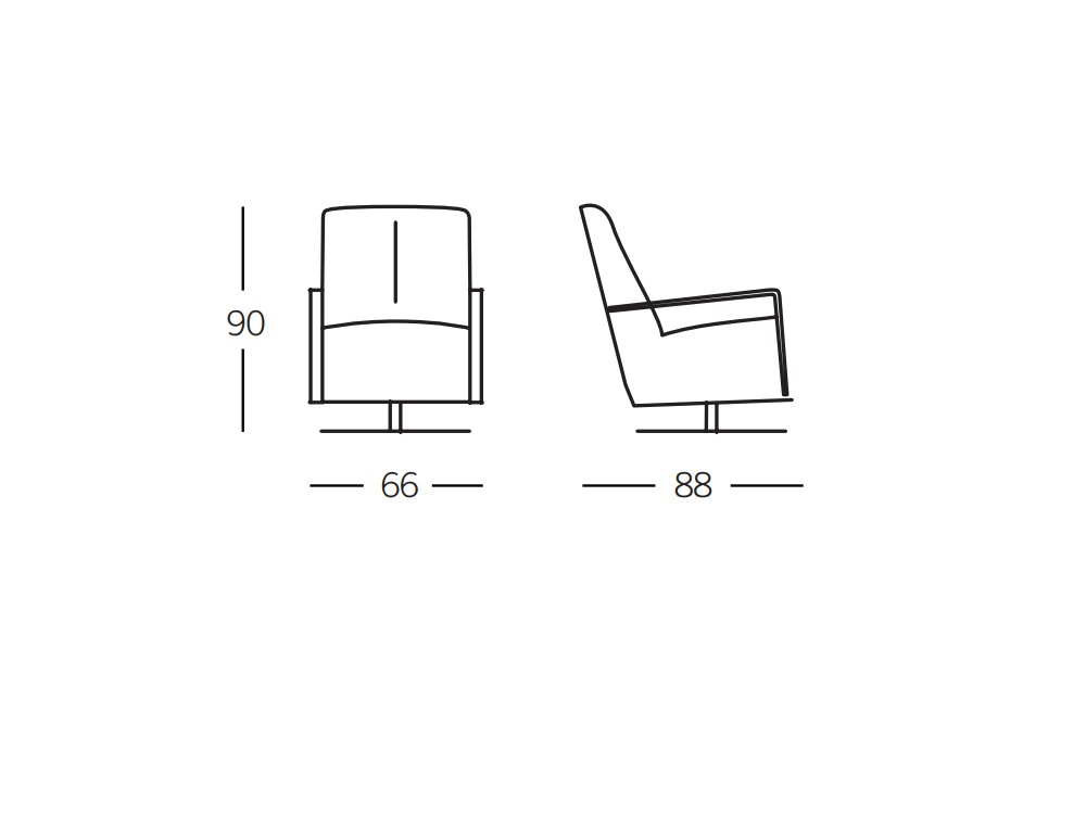 Mecedora Giratoria Yoko de Tajoma - 6