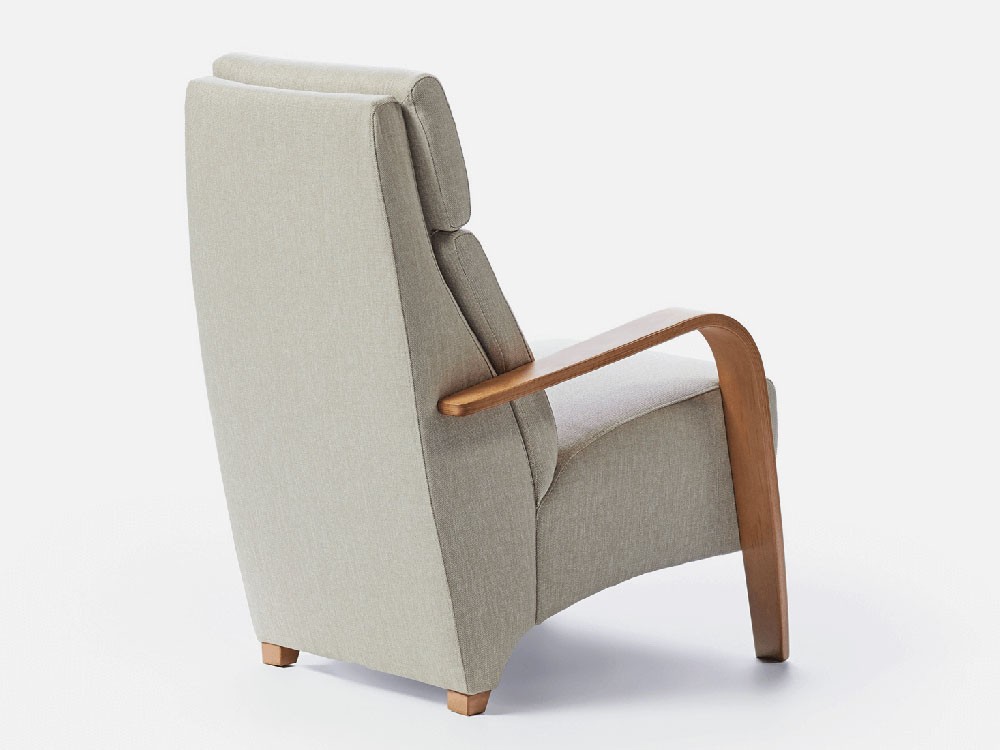 Butaca con patas curvadas Nicky Tajoma - 2