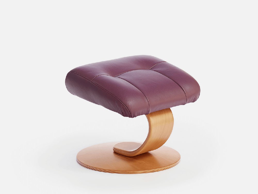 Butaca reclinable y giratoria Maxim Piel de Tajoma - 6